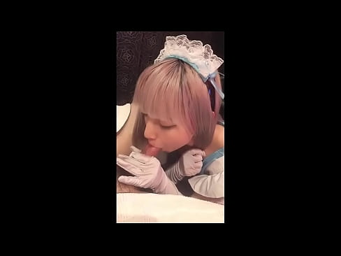 ❤️ Japana idolo [mayuka], franca servistina kostumo, parto 1, mamo kaj ŝerco kun locio ❤❌ Faka video  ĉe ni ❌️
